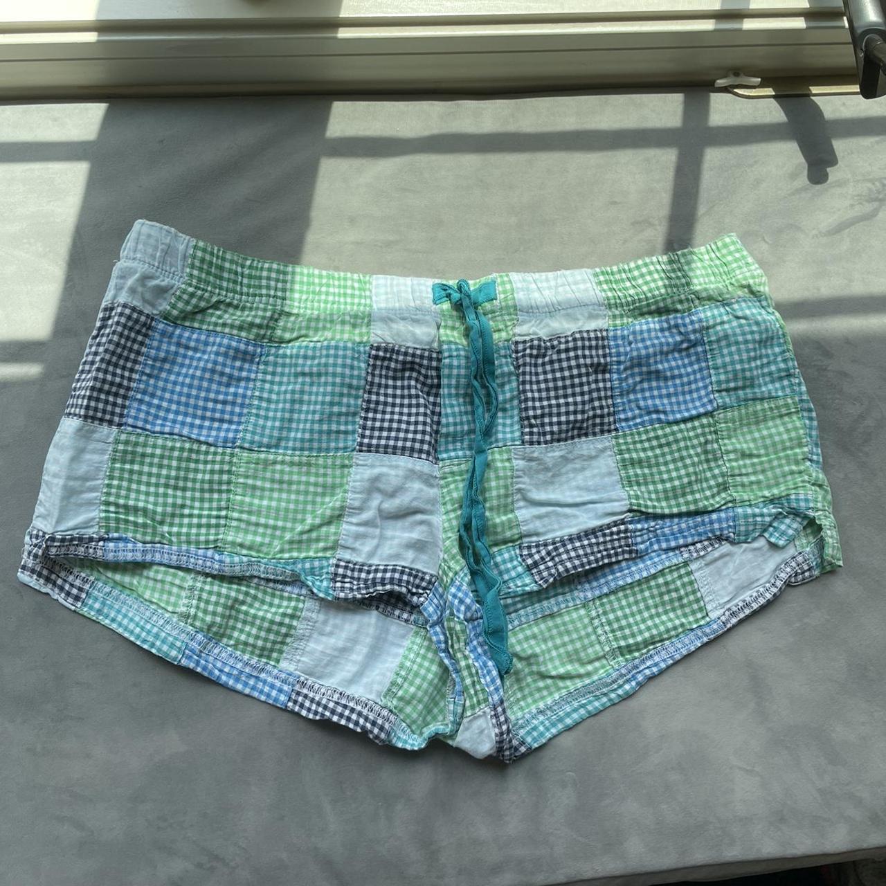 aerie green pajama shorts size medium - Depop