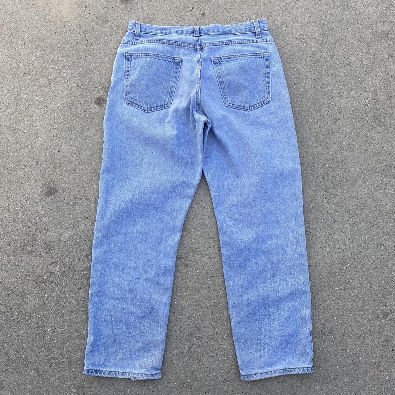 Vintage Perfectly Faded Denim Jeans. Tagged 34x30,... - Depop