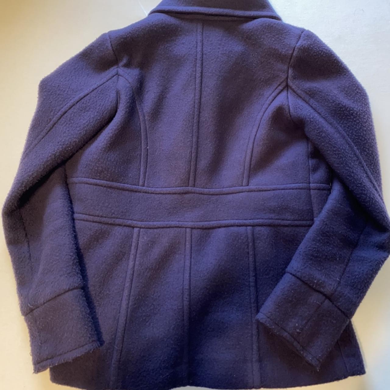 warm purple dress coat. fit me perfect and I’m... - Depop