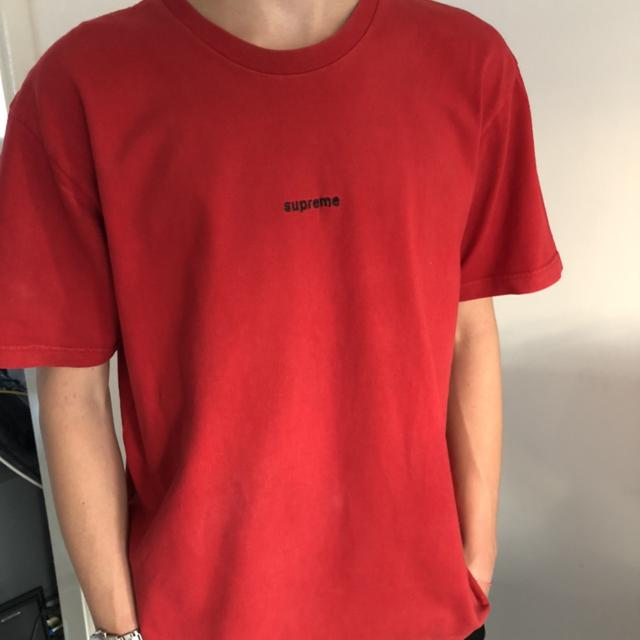SUPREME FUCK THE WORLD TEE- RED MINT 10/10 - Depop