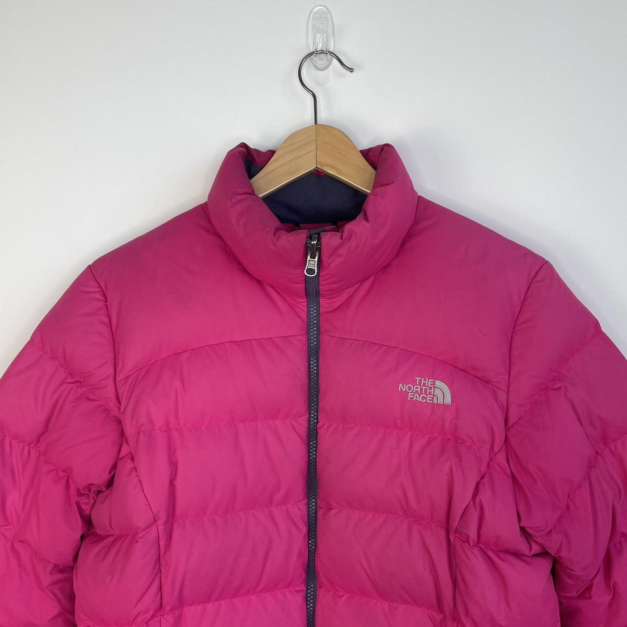 The North Face Nuptse 700 down PUFFER Salmon Pink... - Depop