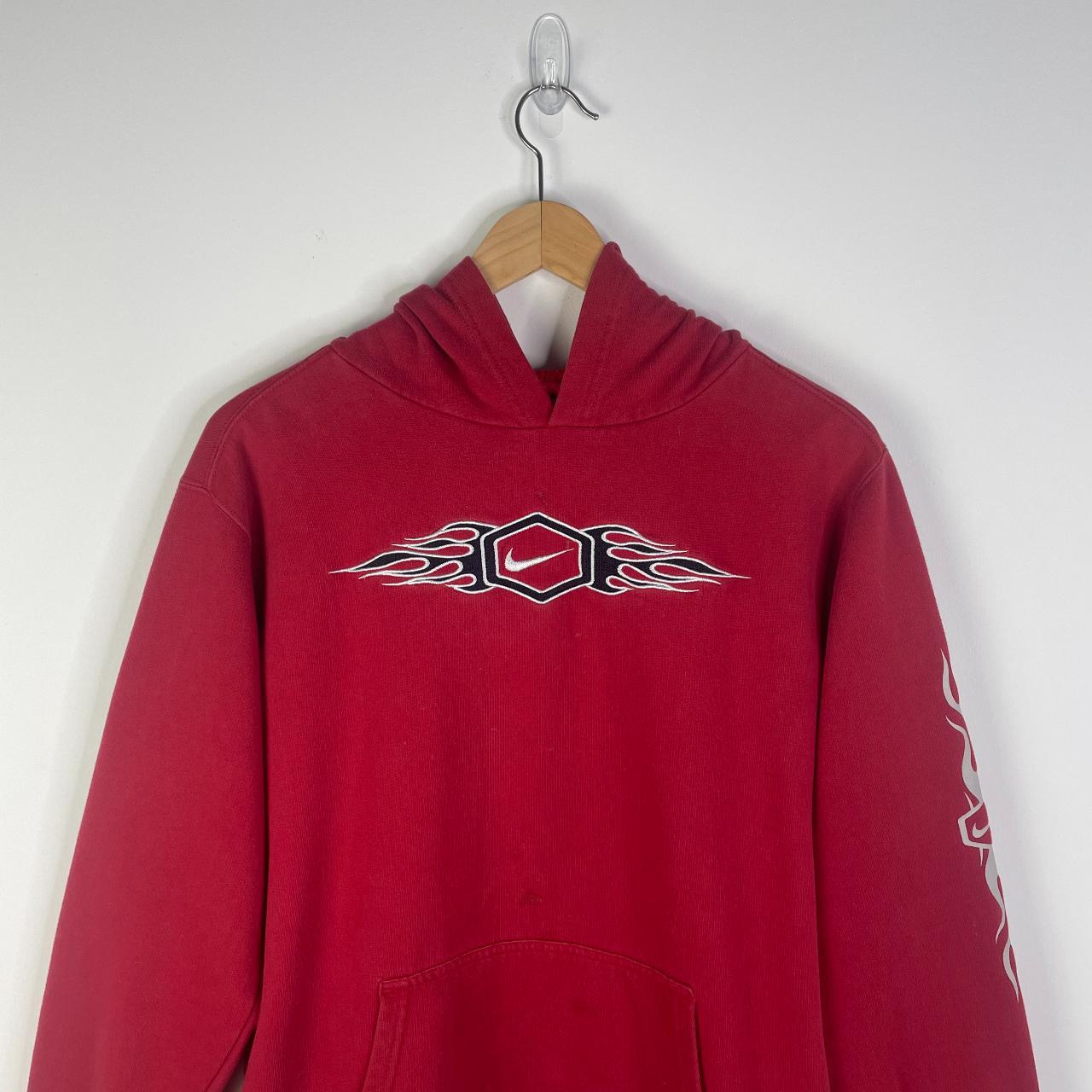 vintage nike flame hoodie