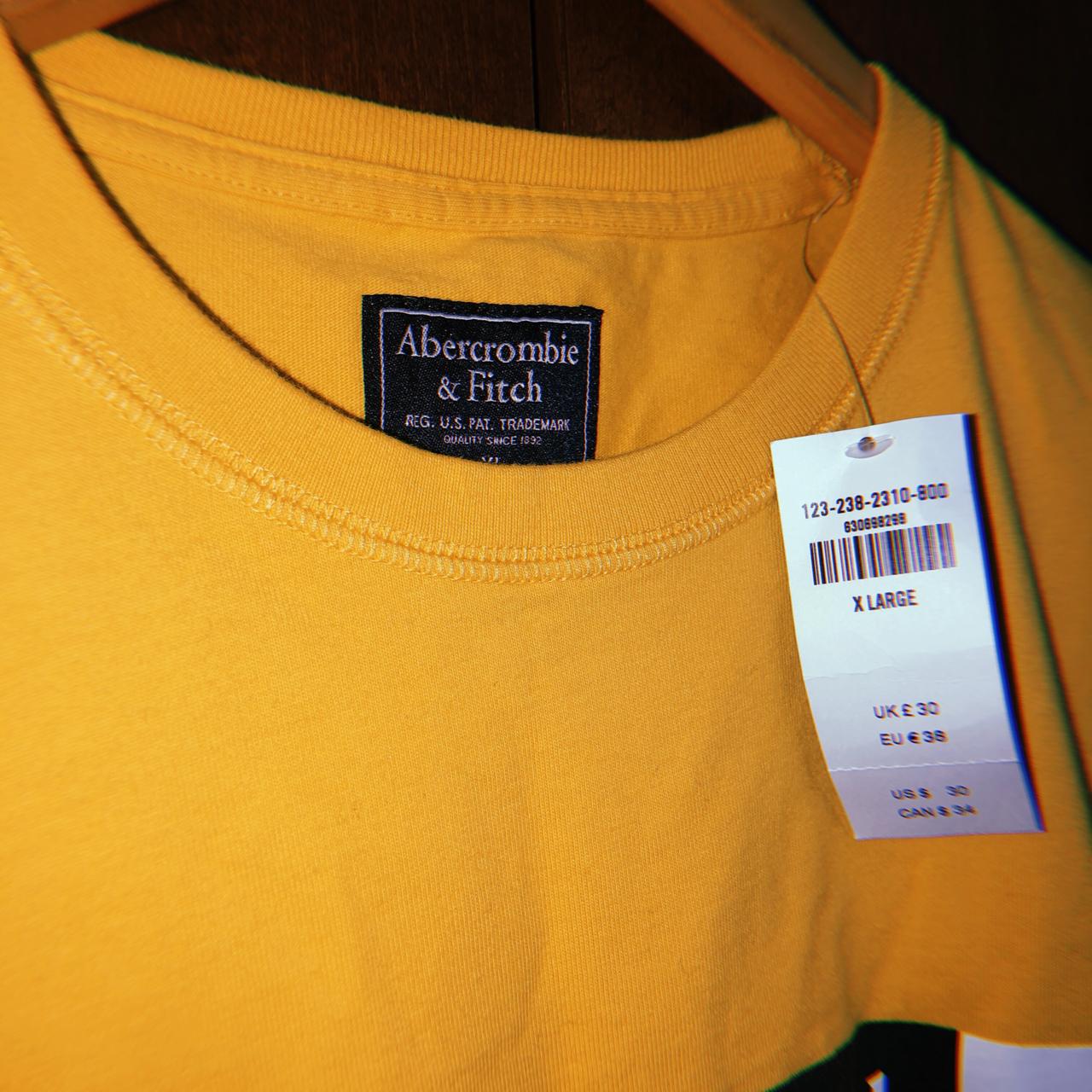 abercrombie yellow shirt