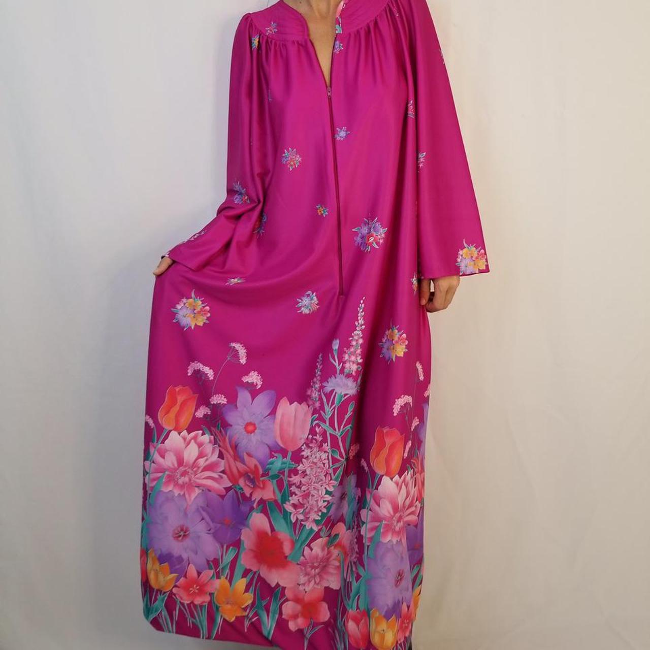 hot pink caftan