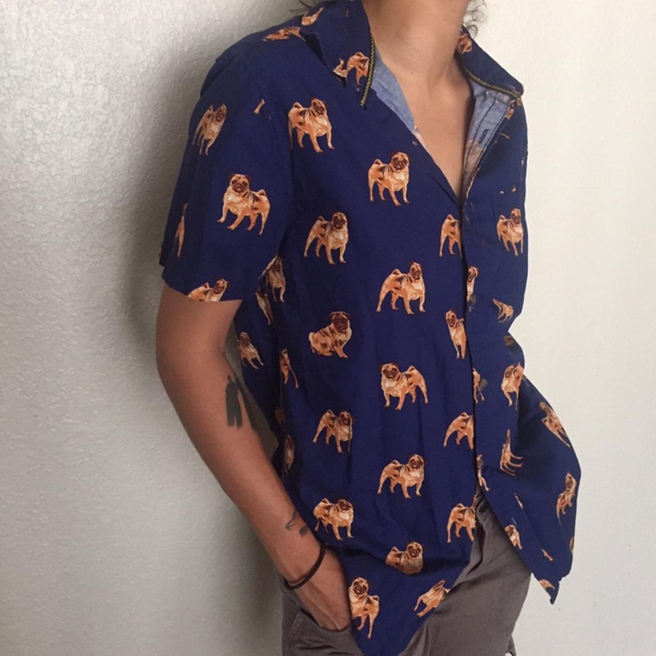 pug shirt button up