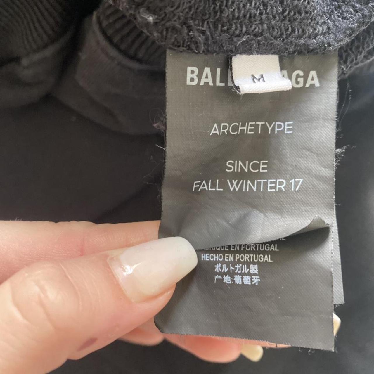 Balenciaga hot sale archetype hoodie