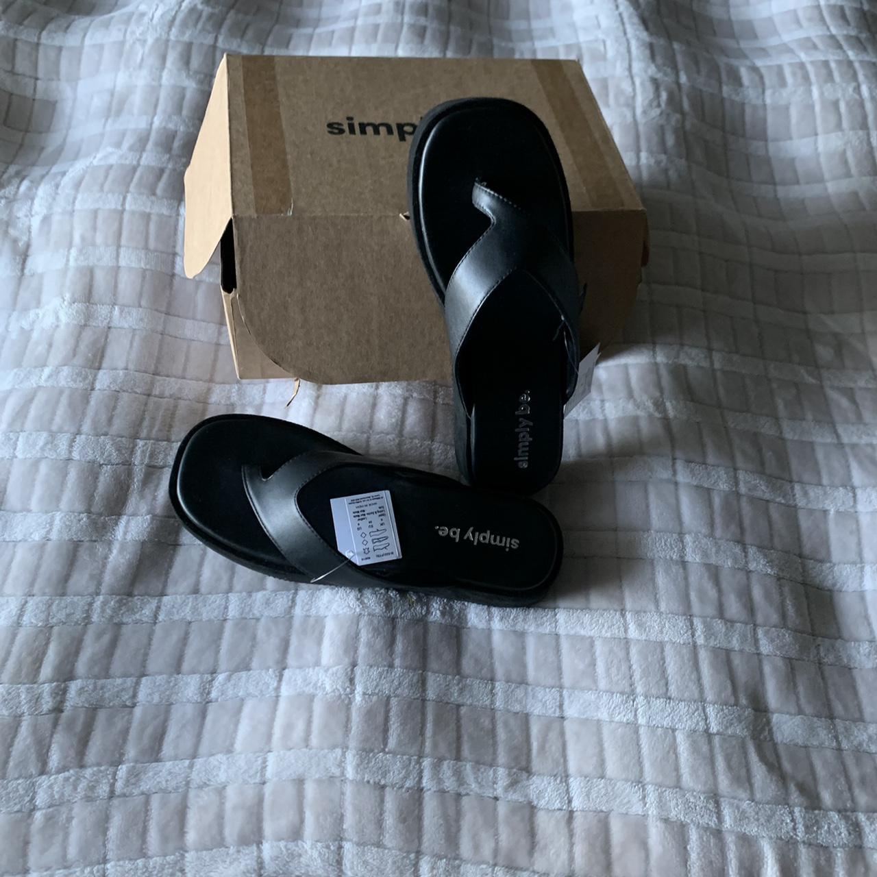Simply Be Women's Black Sandals (2)