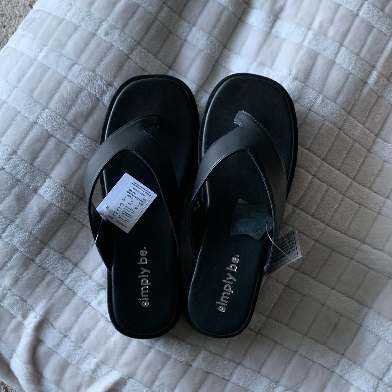 Simply Be Women's Black Sandals (3)