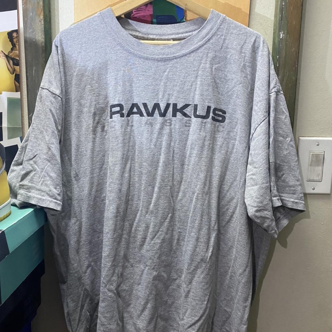 VINTAGE XXL RAWKUS RECORDS T SHIRT. FITS LIKE AN XL.... - Depop