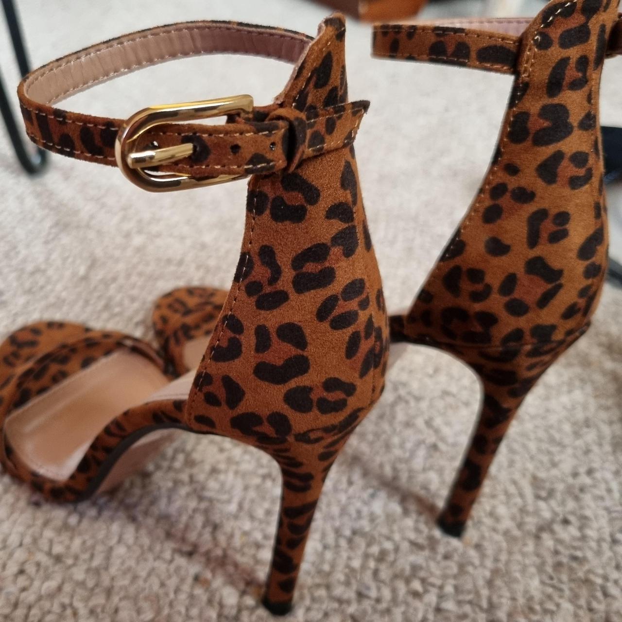 Topshop leopard hot sale print heels