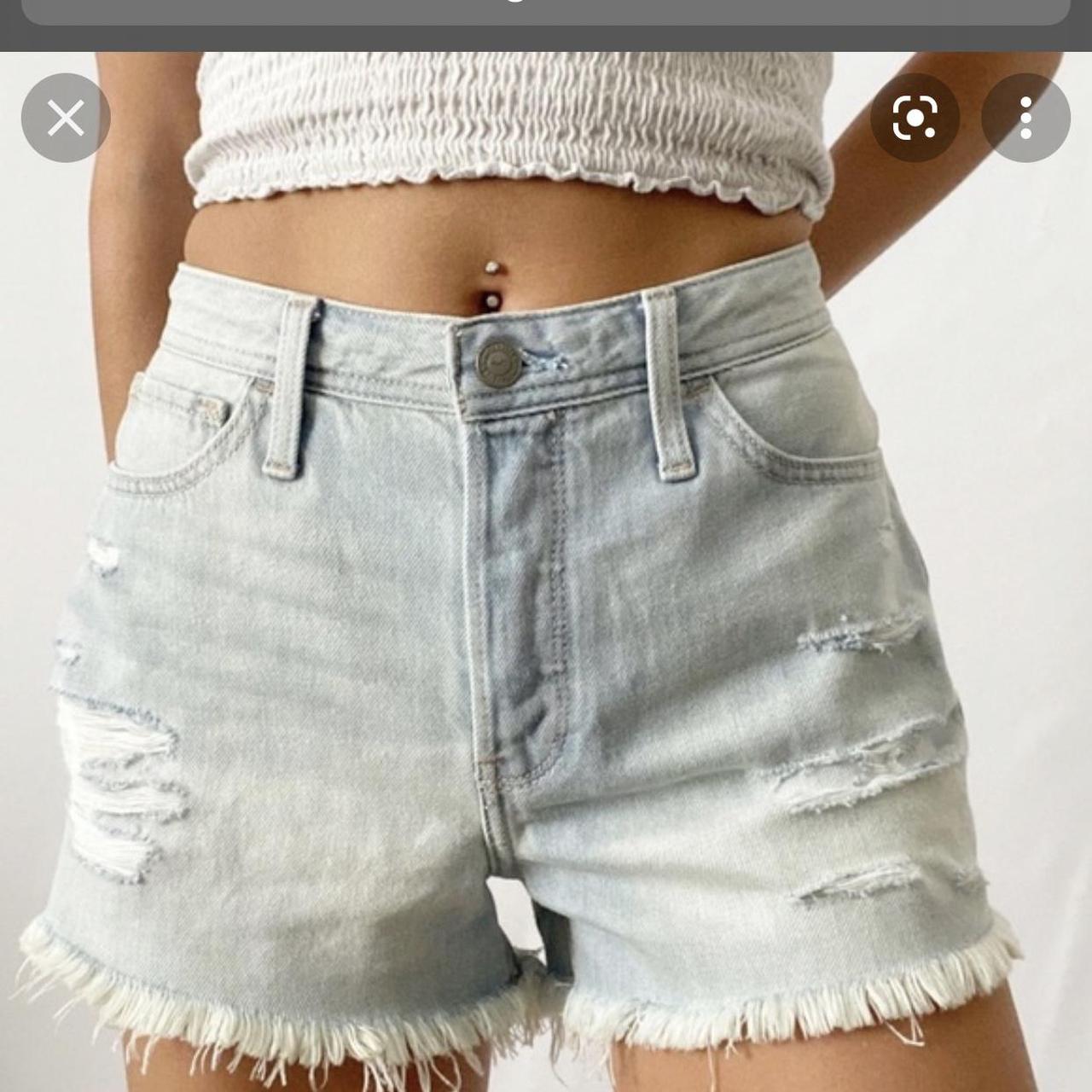 hollister high rise shorts