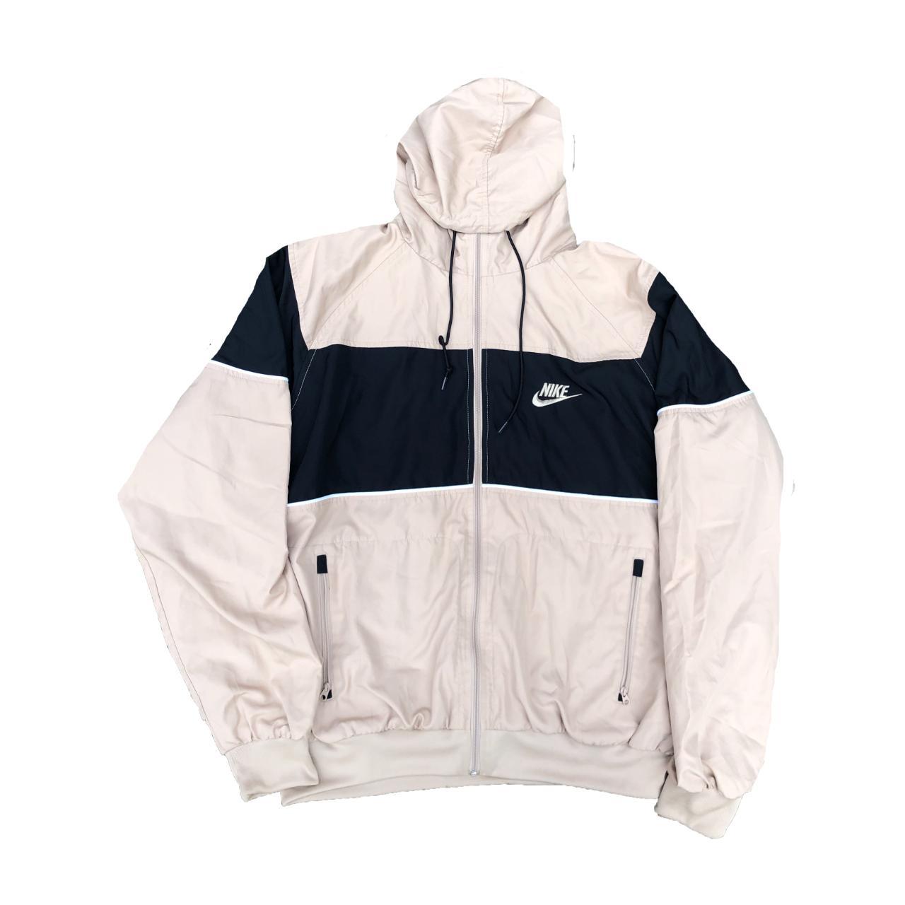 Vintage Nike Zip Up Tracksuit Jacket Gold / Khaki /... Depop