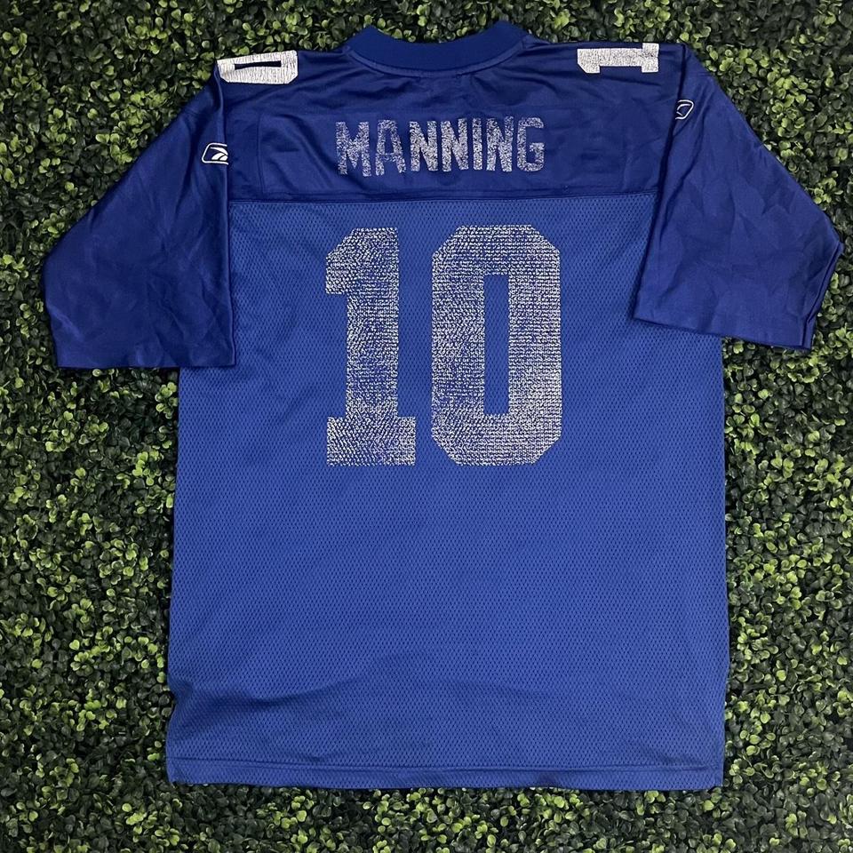 eli manning jersey has a stain on it but probably - Depop