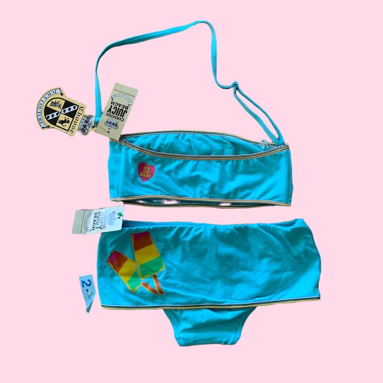 Women's Blue and Pink Bikinisandtankinisets Depop