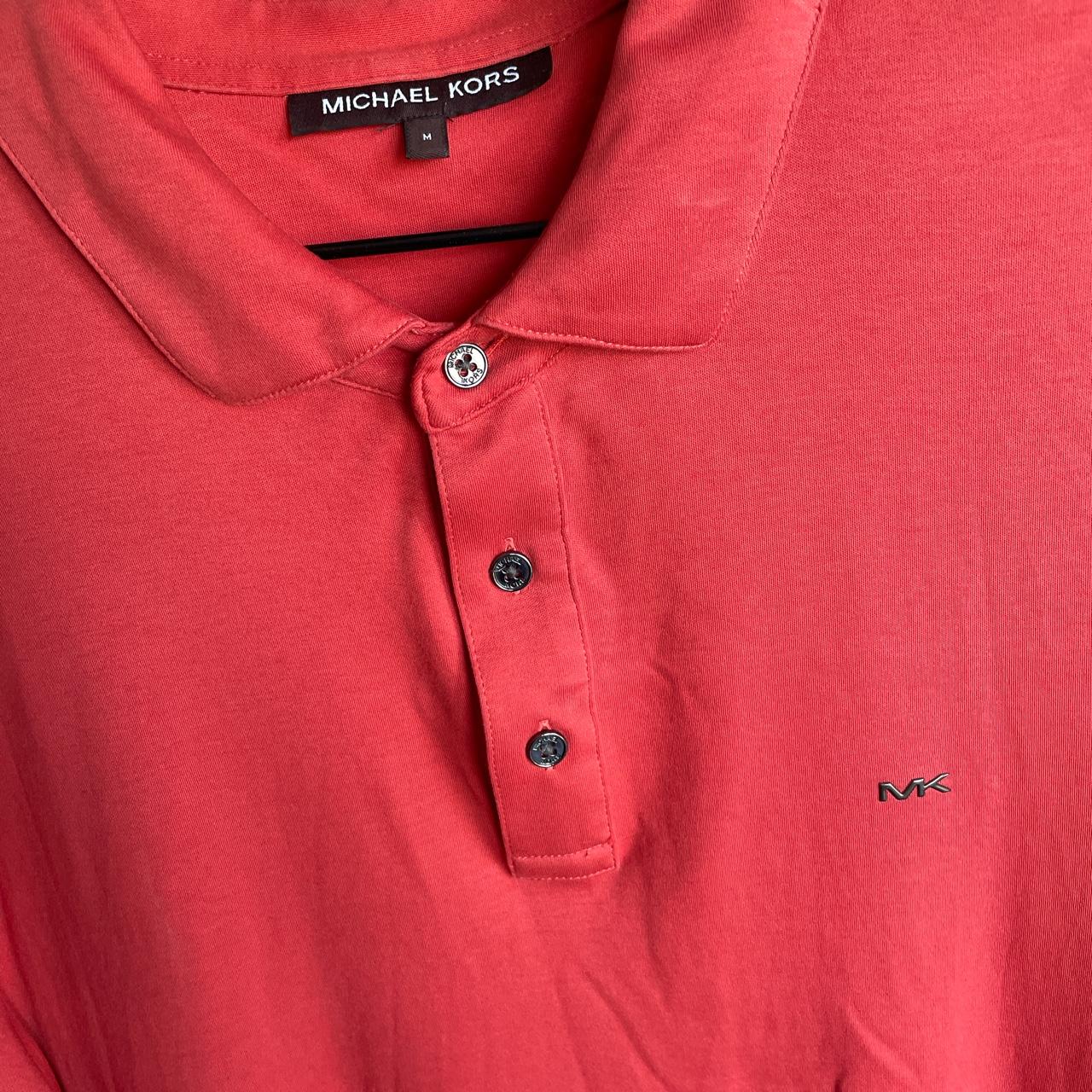 Michael kors deals polo mens orange