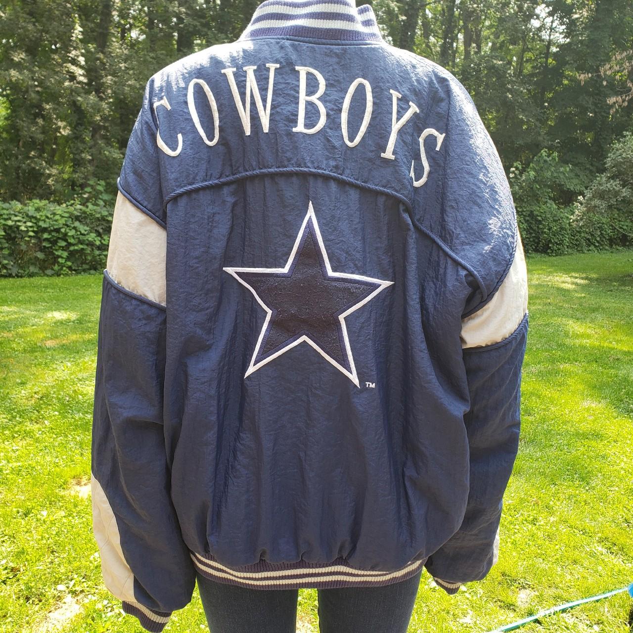 Vintage Dallas Cowboys puffer jacket. Brand: Nutmeg - Depop