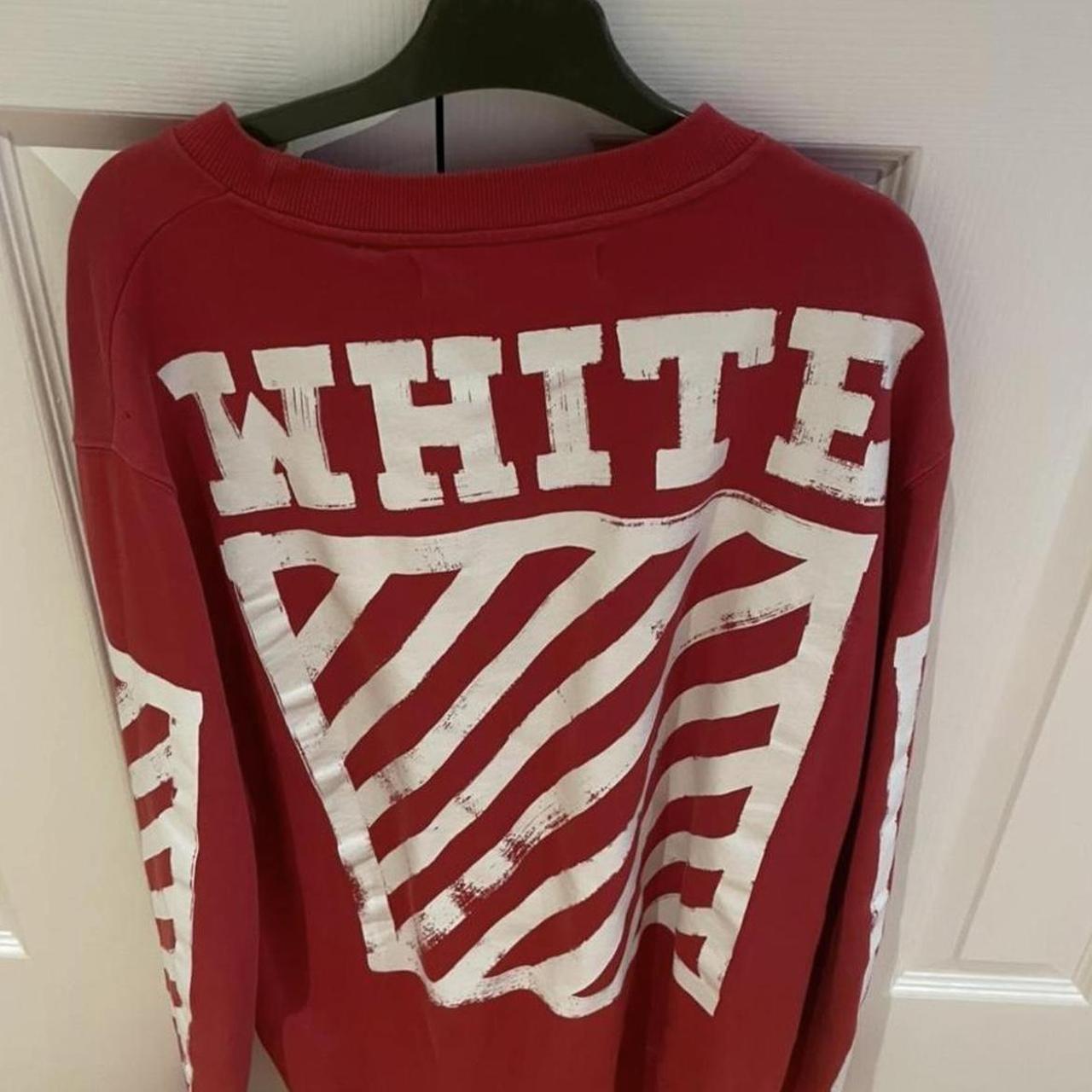 Off white sale sweatshirt red