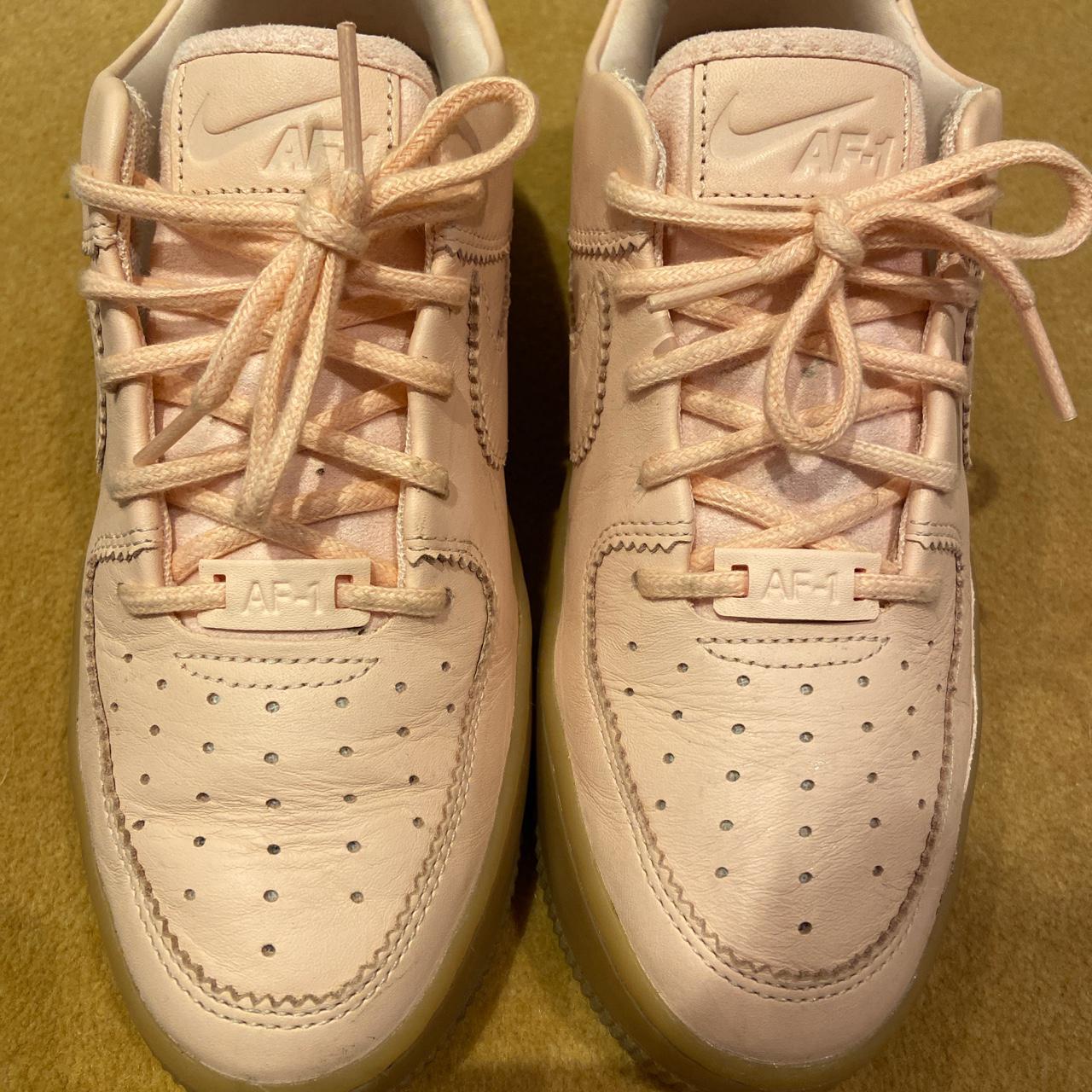 pink leather air force 1