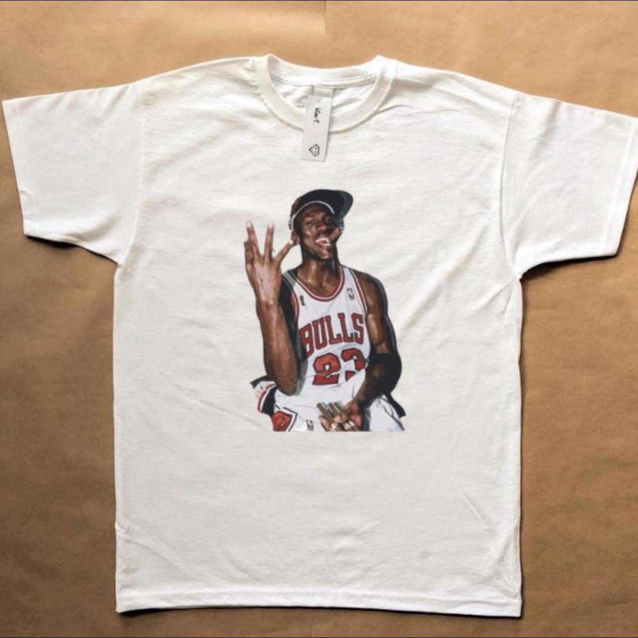 Michael Jordan T-Shirt | 3Peat T-Shirt | Three Peat... - Depop