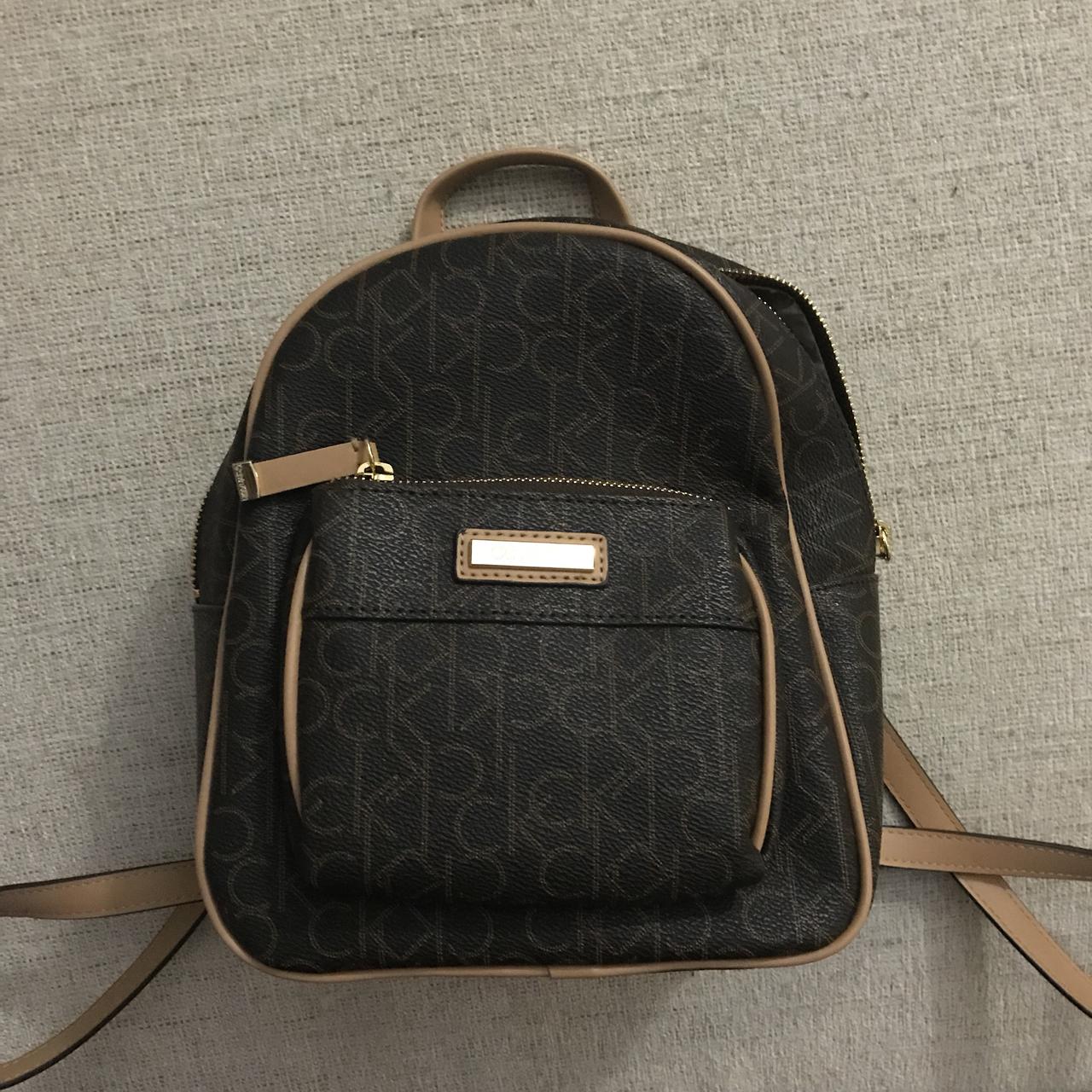 calvin klein small backpack women's