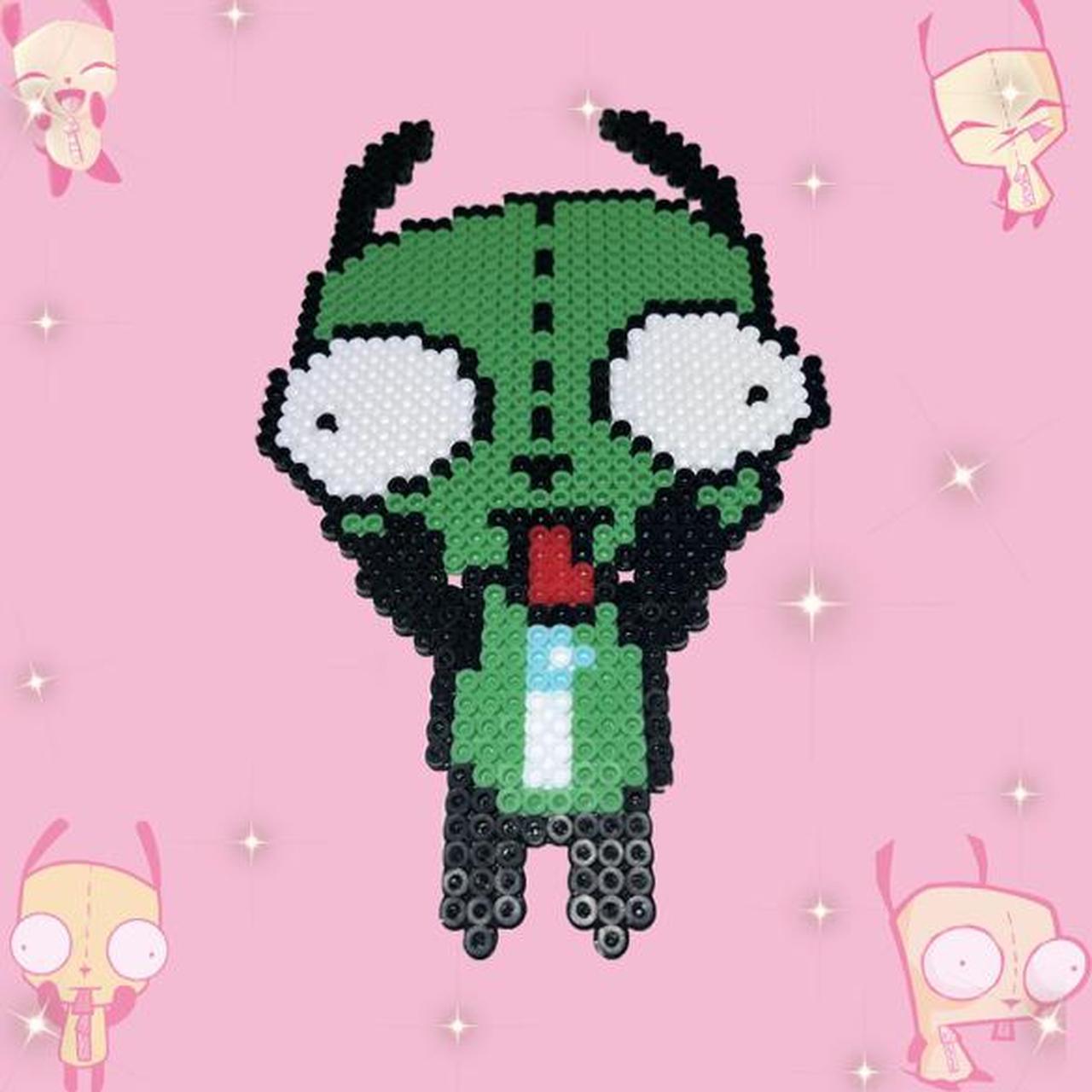 Invader Zim Pixel Art Grid by Hama-Girl on DeviantArt