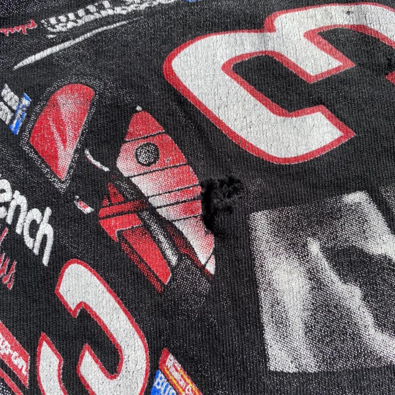 NASCAR Men's Black and Red T-shirt (4)