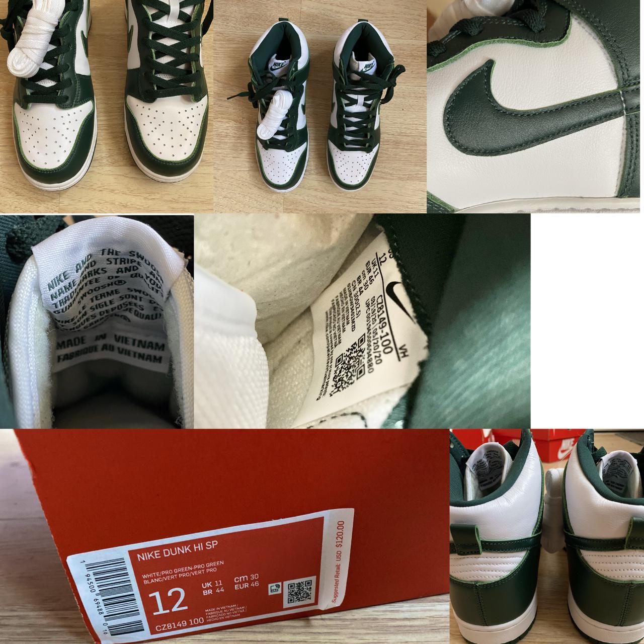 Men's shoes Nike Dunk Hi SP White/ Pro Green-Pro Green