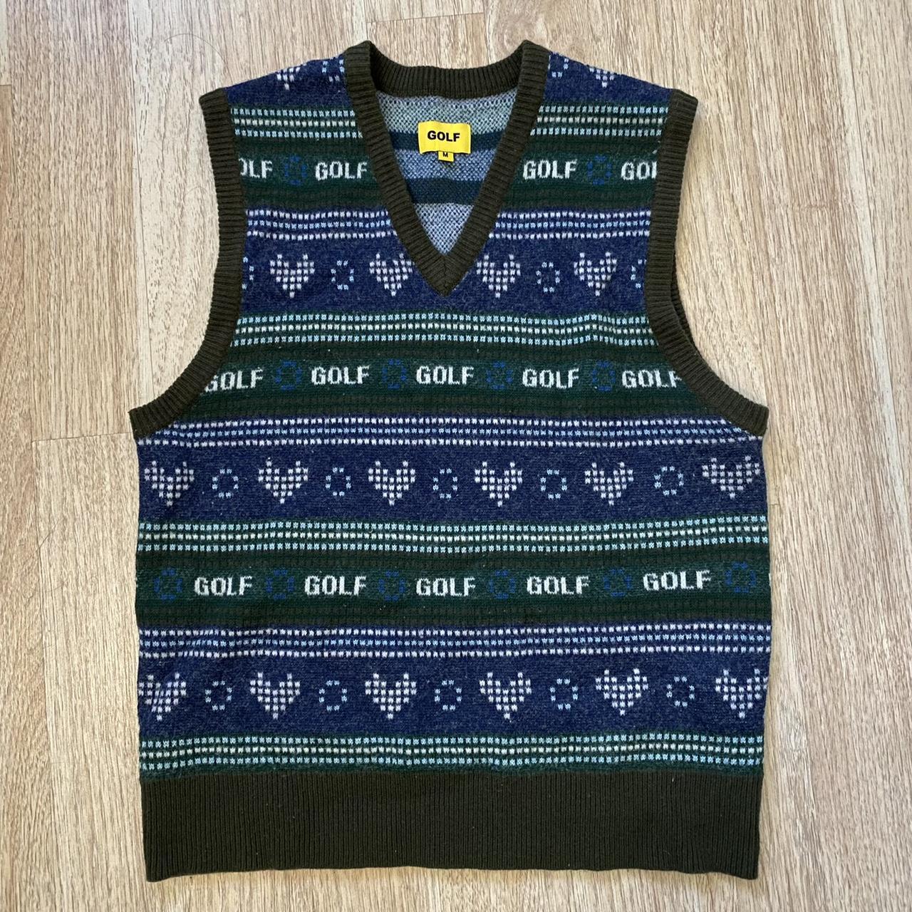 🏔 Golf Wang “Multi Hearts” Wool Mohair Sweater Vest...