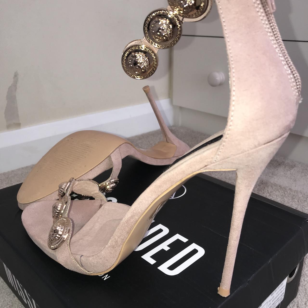 Gold store coin heels