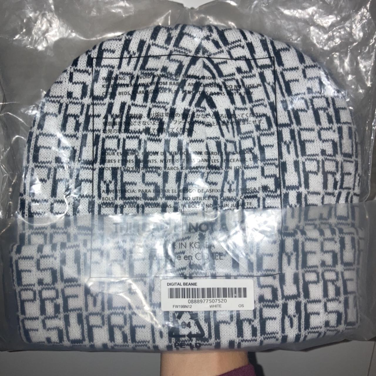 Supreme digital Beanie This item is Deadstock, - Depop