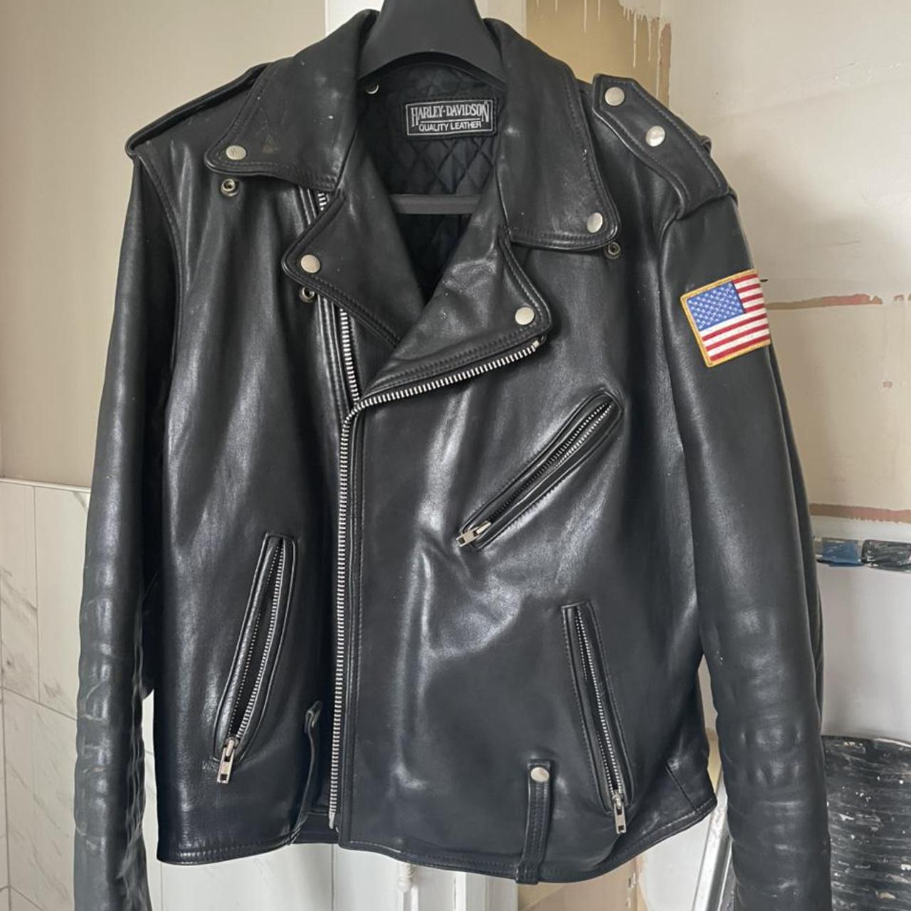 putnam leather gold jacket