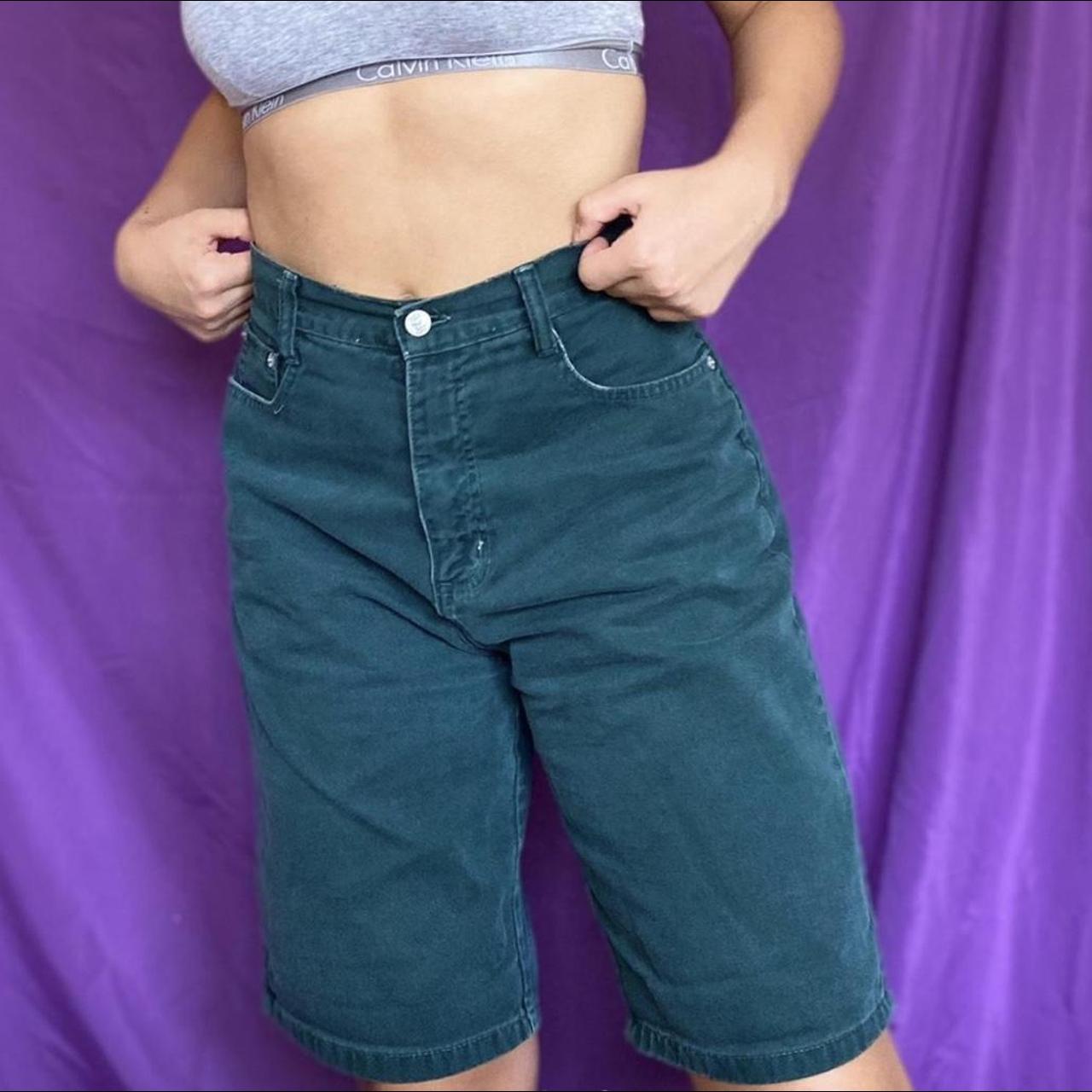 STEEL Jeans Women s Green Shorts Depop tops-for-jeans-for-women-ye-jean