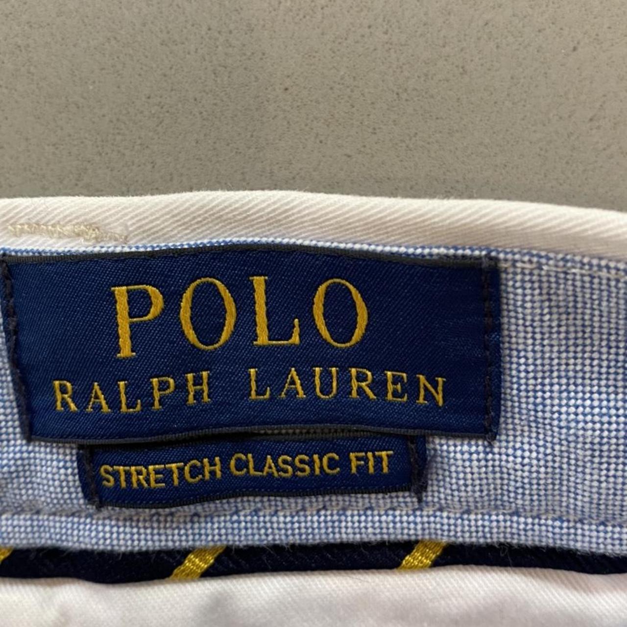Classic white Polo Ralph Lauren chinos. Small... - Depop
