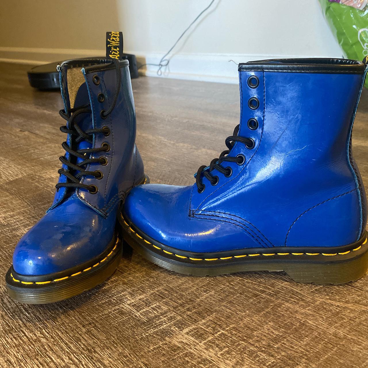 Royal Blue Doc Marten s Air cushion sole shoes US. Depop