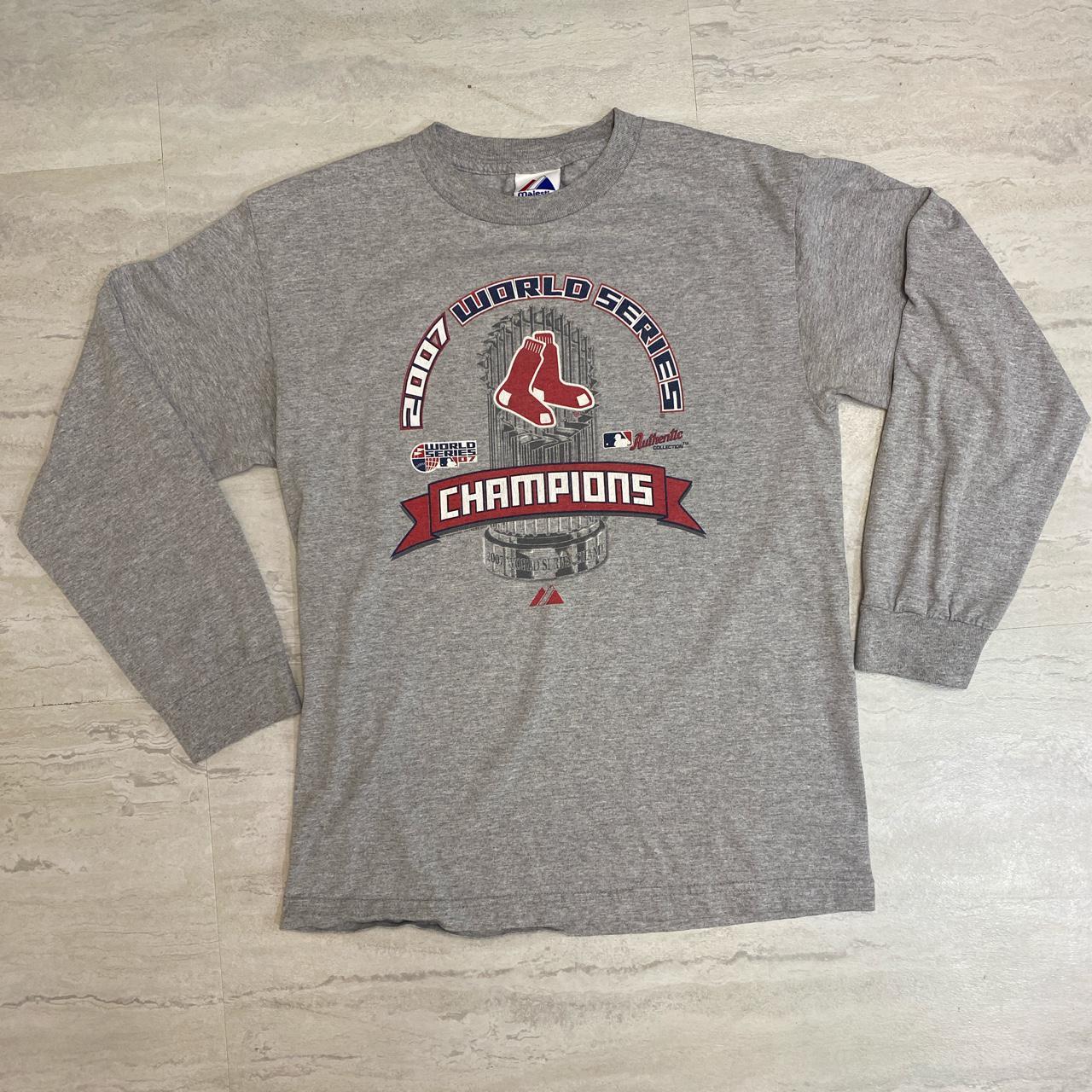 2007 World Series Boston Red Sox Championship Tee - Depop