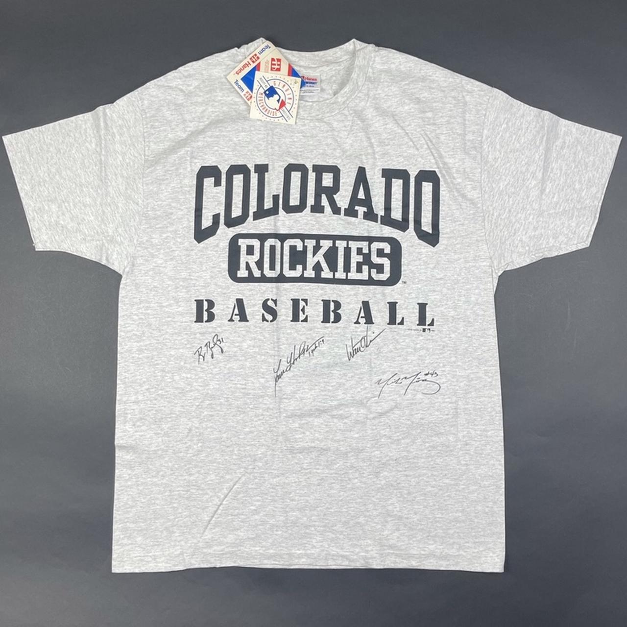 Vintage Single Stitch Colorado Rockies T Shirt - Men's XL