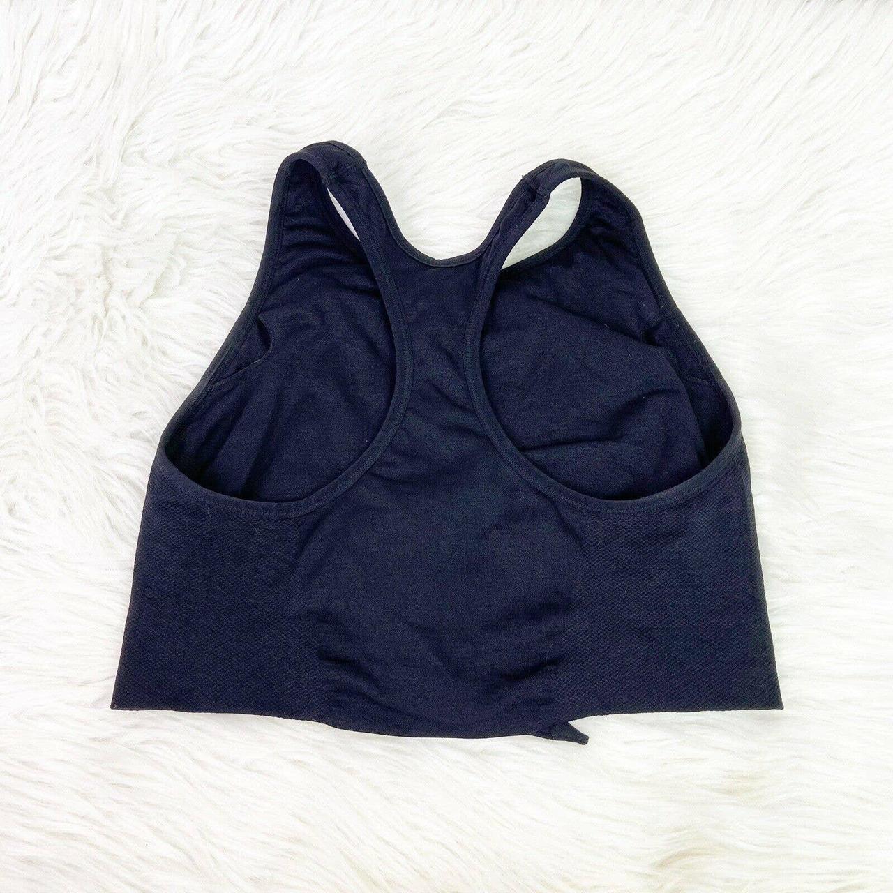Puma Logo Racerback Longline Tie Front Sports Bra... Depop