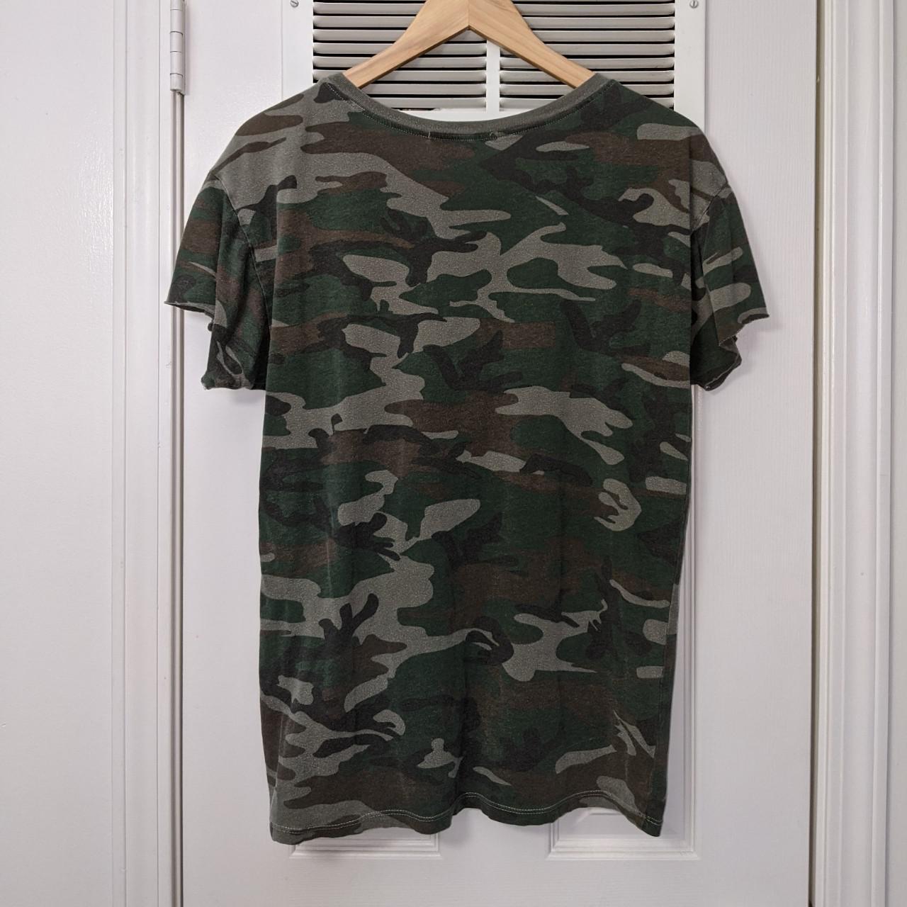 Army green camo tee, by Truly Madly Deeply from... - Depop
