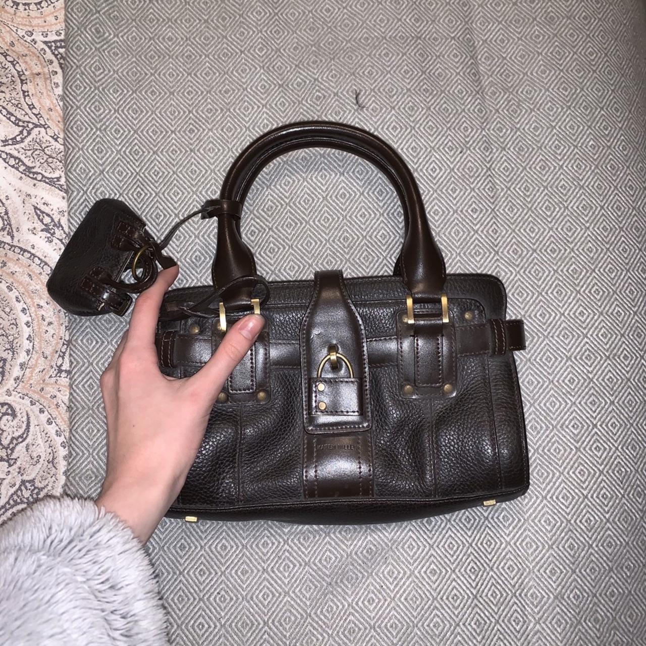 vintage Karen Millen small brown bag x been
