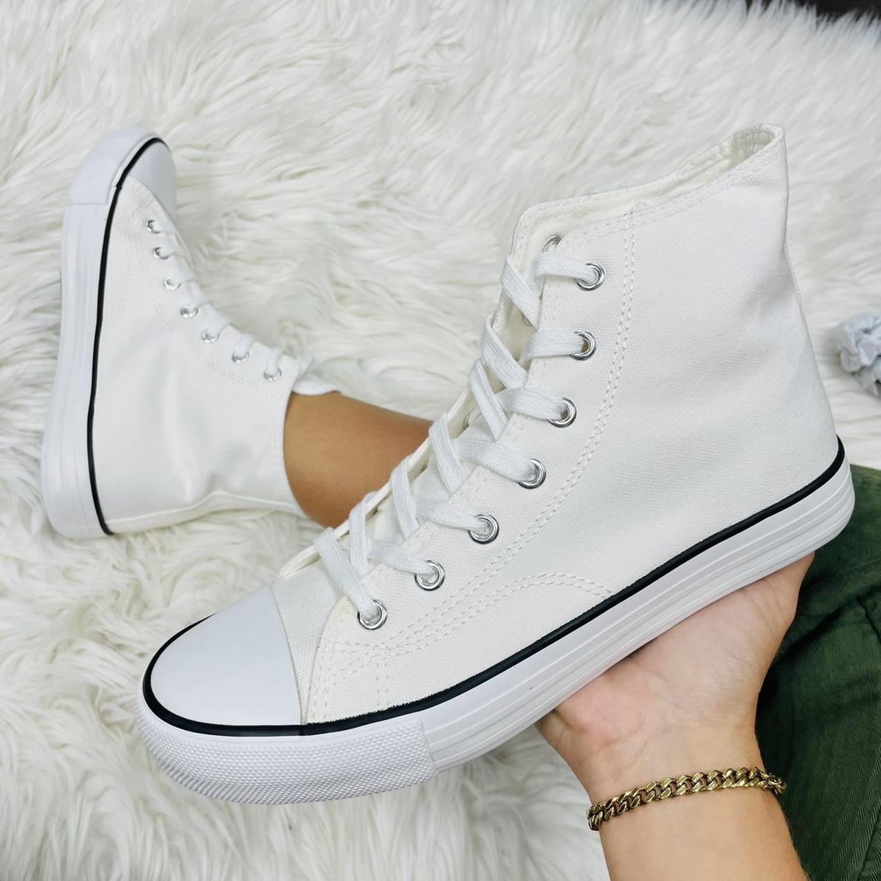 mens white canvas high tops