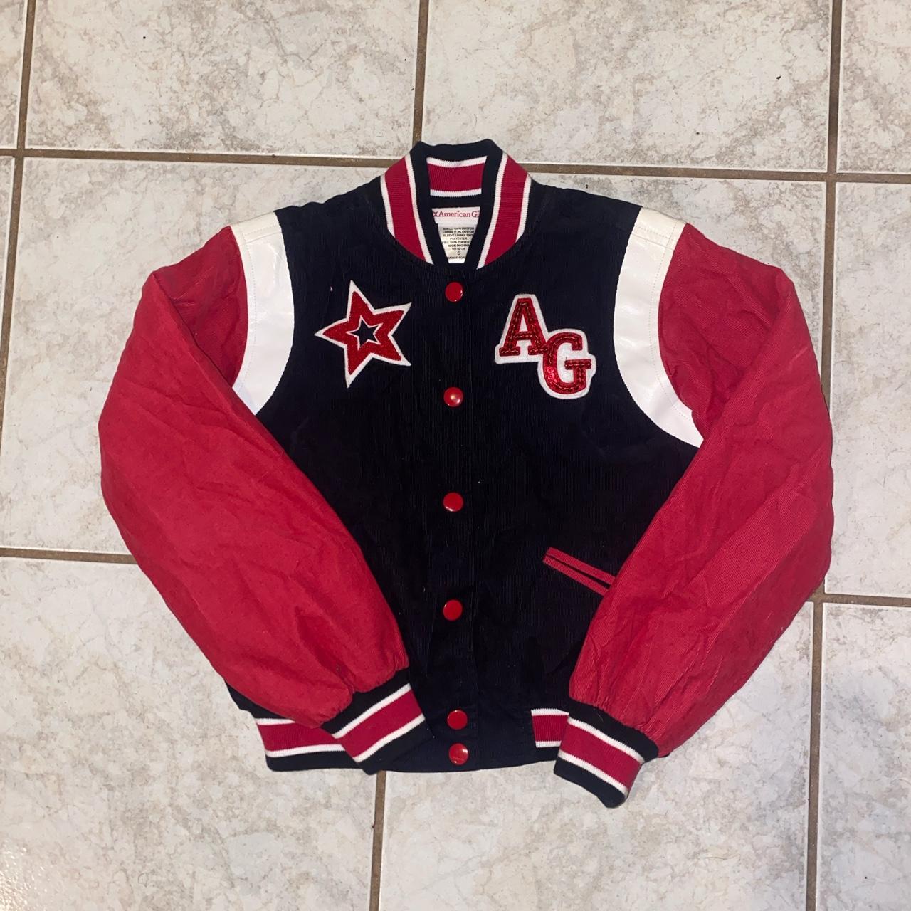 AMERICAN GIRL SIZE S Varsity jacket *RARE*... Depop