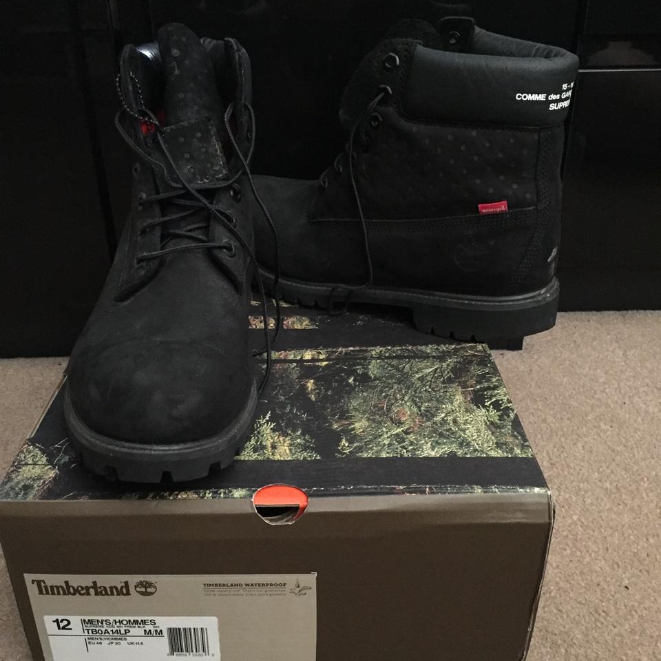 Supreme x Timberland x Comme Des Garcons Boot... - Depop