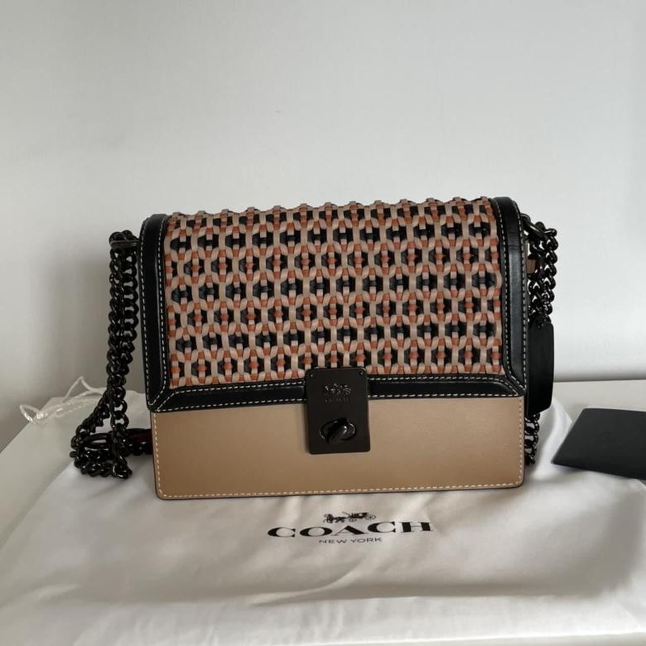 Coach Women's Brown And Black Bag | Depop