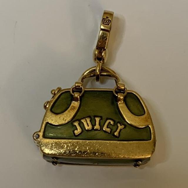 Juicy Couture | Accessories | Juicy Couture Vintage Brown Wood Gold Heart  Key Purse Charm | Poshmark