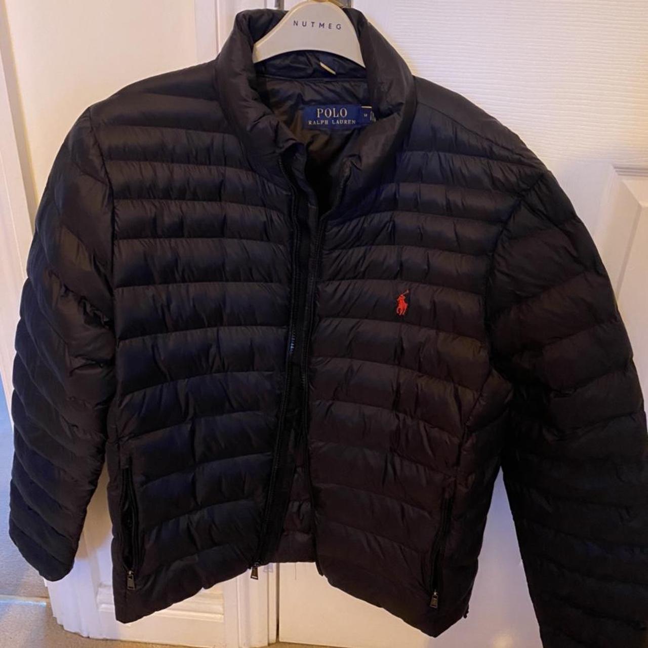 Ralph Lauren Black Puffer Jacket •Size Medium... - Depop