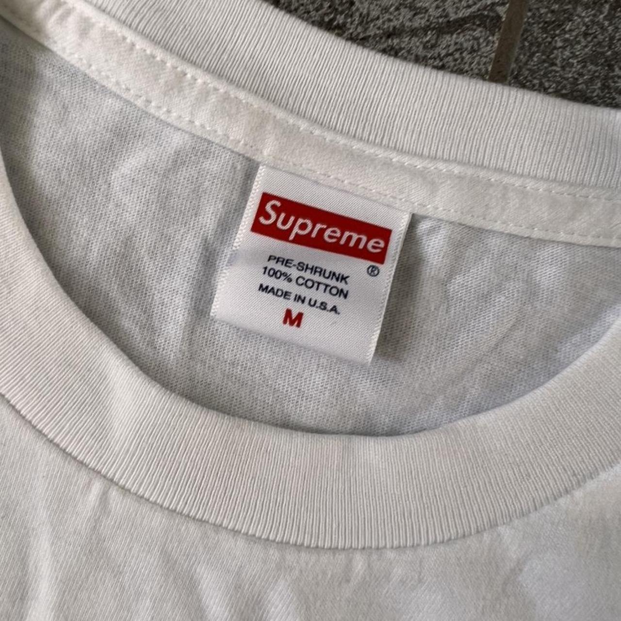 Supreme Men's White T-shirt | Depop