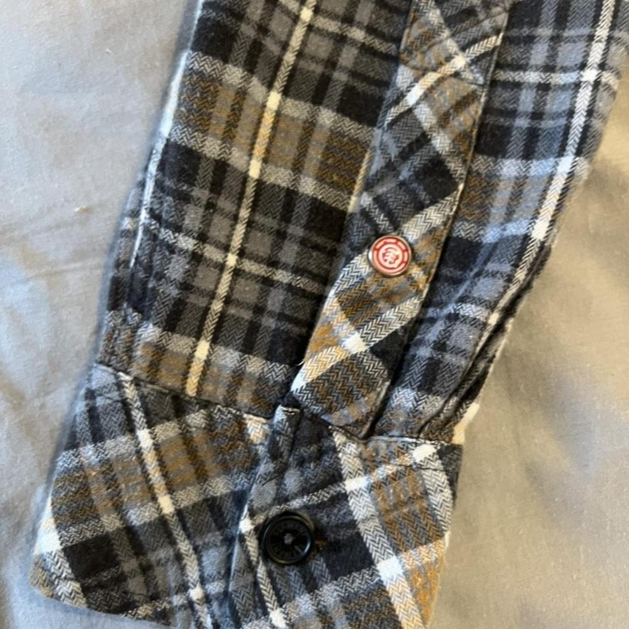 Vintage element checked shirt, really nice quality... - Depop