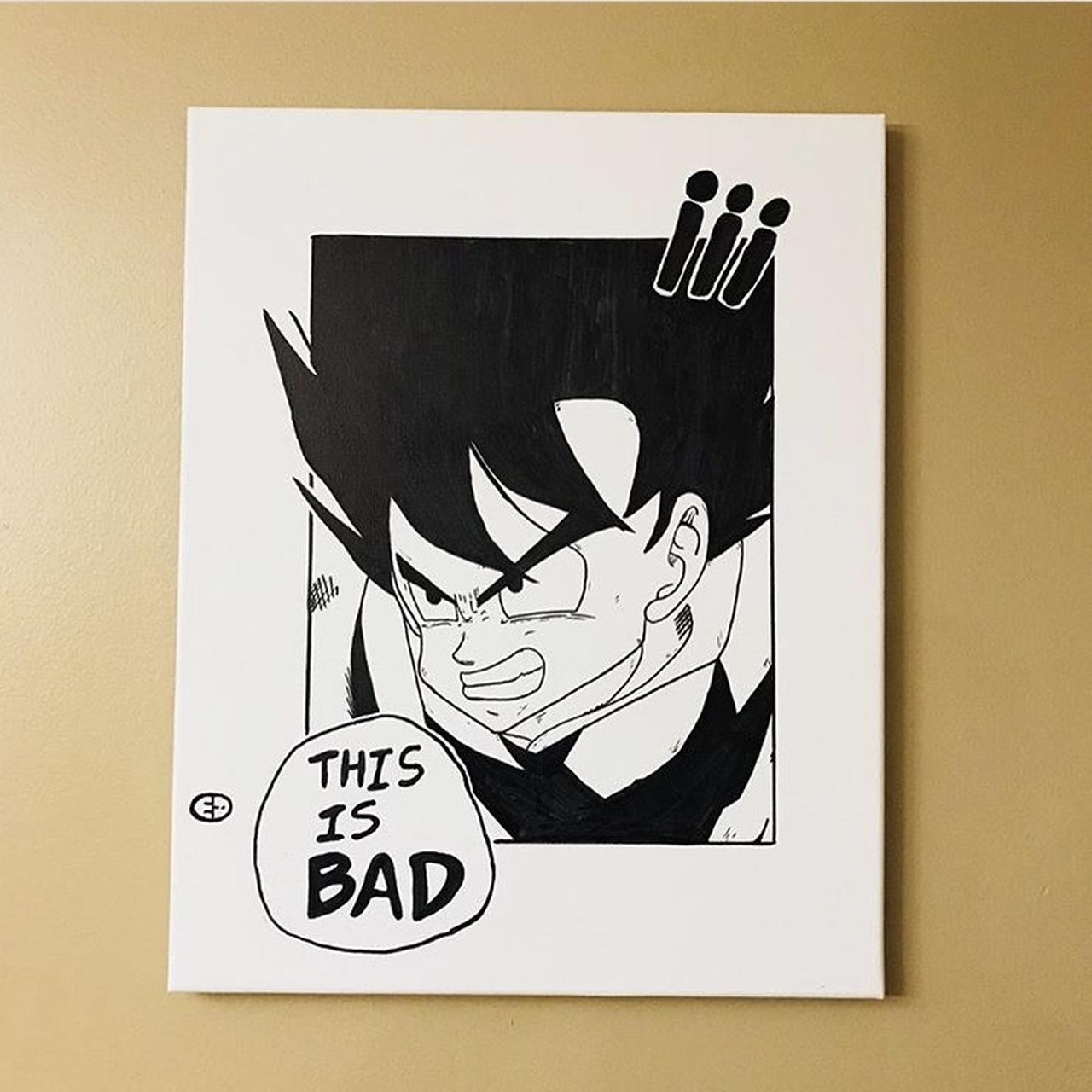 Goku Manga Panel | Sticker