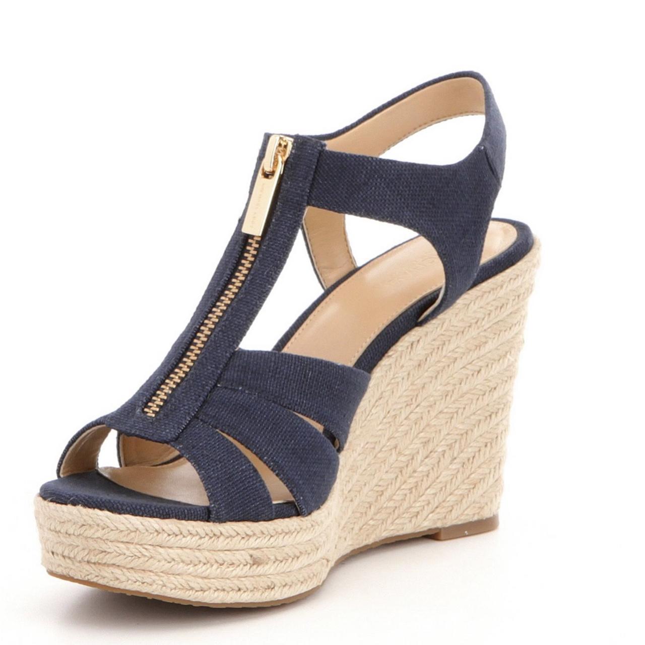 michael kors butterfly wedges