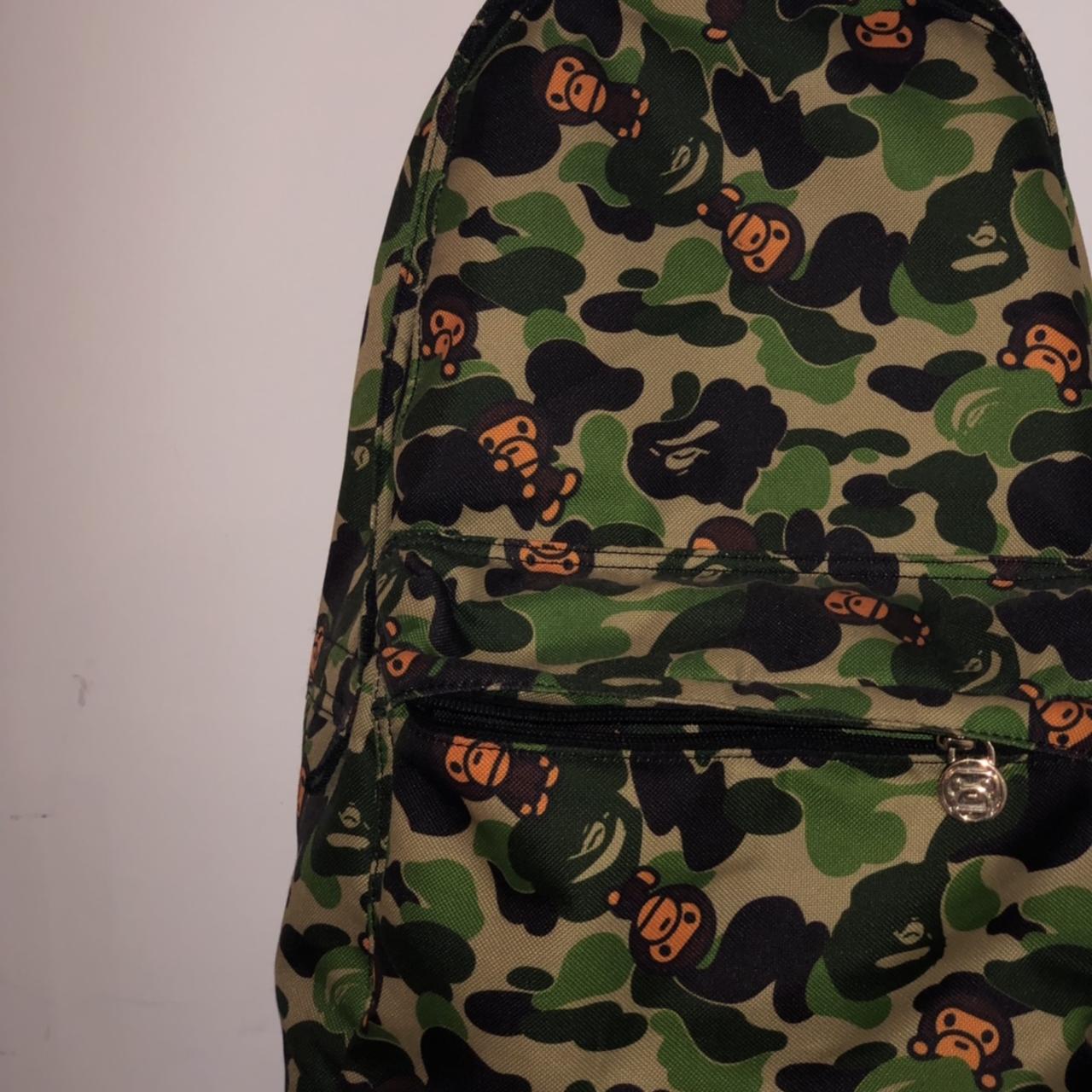 BAPE Baby Milo Camo All Over Backpack Green - FW21 - US